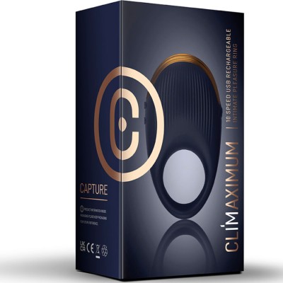 CLIMAXIMUM - VIBRADOR DE ANEL PENIANO SENSORIAL CAPTURE - D-244497 - Dona Pimenta