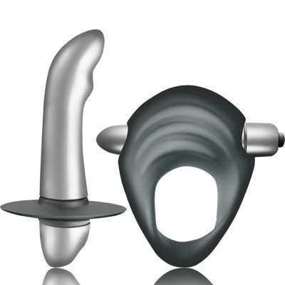 CLIMAXIMUM - KIT ENTICE ANEL PENIANO + VIBRADOR DE PRÓSTATA INICIANTES - D-244502 - Dona Pimenta