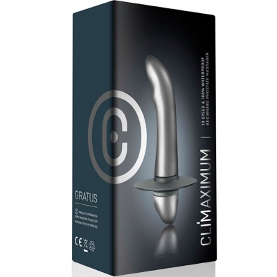 CLIMAXIMUM - VIBRADOR DE PRÓSTATA GRATUS INICIANTE - D-244504 - Dona Pimenta