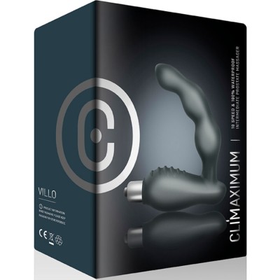 CLIMAXIMUM - VIBRADOR DE PRÓSTATA VILLO STEPPED - D-244519 - Dona Pimenta