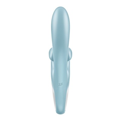 SATISFYER - TOUCH ME COELHO VIBRAO AZUL - D-232927 - Dona Pimenta