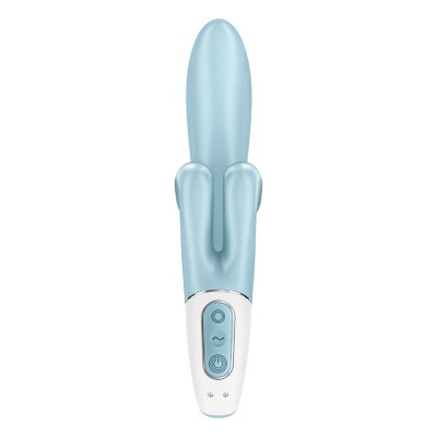 SATISFYER - TOUCH ME COELHO VIBRAO AZUL - D-232927 - Dona Pimenta