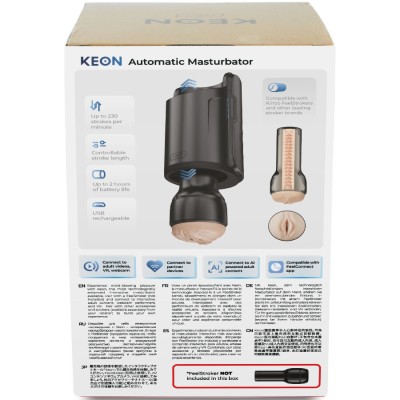 KIIROO - MASTURBADOR AUTOMÁTICO KEON WIFI - D-244531 - Dona Pimenta
