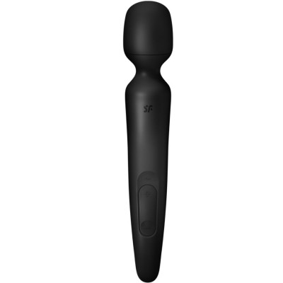 SATISFYER - WAND ERLAND MASSAGEADOR VIBRATÓRIO PRETO - D-244012 - Dona Pimenta