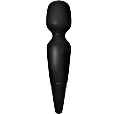 SATISFYER - WAND ERLAND MASSAGEADOR VIBRATÓRIO PRETO - D-244012 - Dona Pimenta