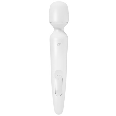 SATISFYER - WAND ERLAND MASSAGEADOR VIBRATÓRIO BRANCO - D-244013 - Dona Pimenta