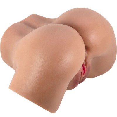 CRAZY BULL - VIBRADOR HAILEY BUTT COM VAGINA E ÂNUS REALISTAS MULATA CONTROLE REMOTO - D-242448 - Dona Pimenta