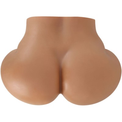 CRAZY BULL - LUNA VIBRADOR BUTT COM VAGINA REALISTA E ÂNUS CONTROLE DE CARNE REMOTO - D-242450 - Dona Pimenta