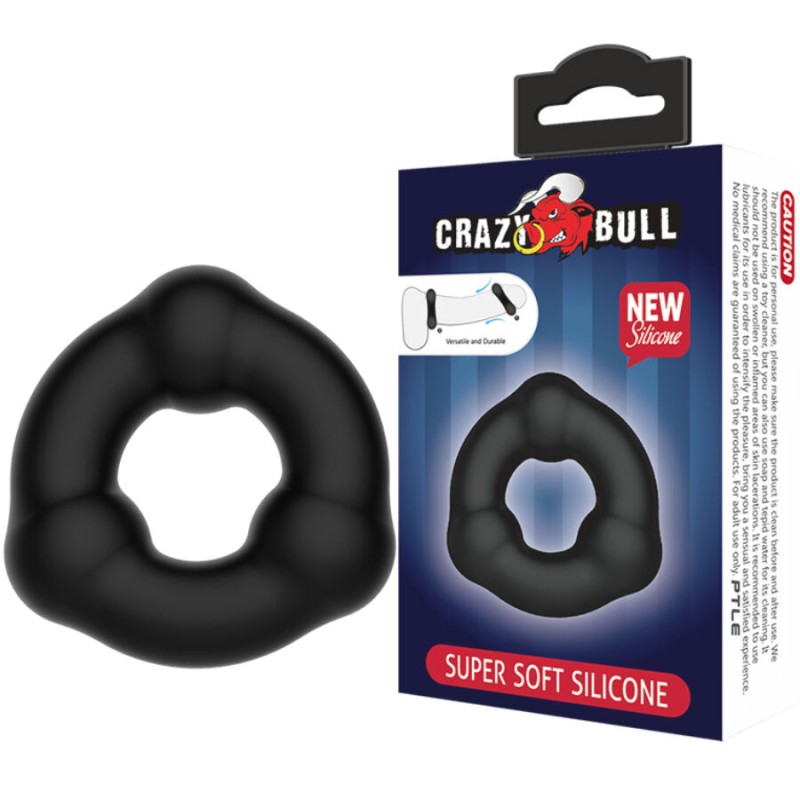 CRAZY BULL - ANEL DE SILICONE NODULADO SUPER MACIO - D-218745 - Dona Pimenta