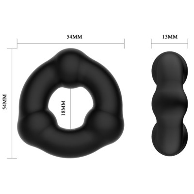 CRAZY BULL - ANEL DE SILICONE NODULADO SUPER MACIO - D-218745 - Dona Pimenta