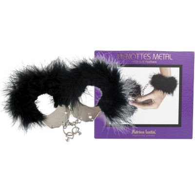 ADRIEN LASTIC - ALGEMAS DE METAL COM PENAS PRETAS - D-237081 - Dona Pimenta