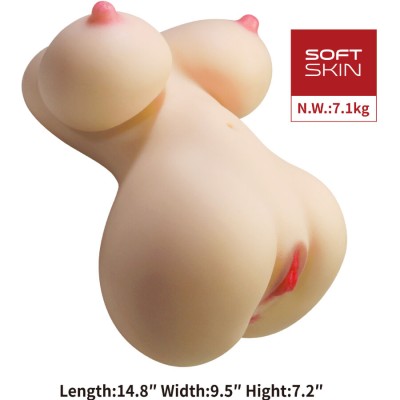 CRAZY BULL - FIONA TRONCO FEMININO REALISTA VAGINA E ANAL 7,1 KG - D-243853 - Dona Pimenta