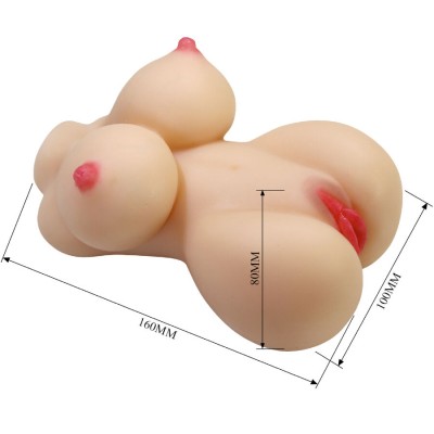 CRAZY BULL - HERTA MINI TORSO VAGINA FEMININA REALISTA 497 G - D-243854 - Dona Pimenta