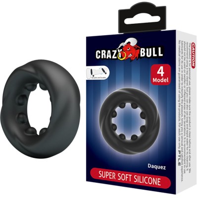 CRAZY BULL - ANEL DE SILICONE DAQUEZ MODELO 4 - D-243836 - Dona Pimenta