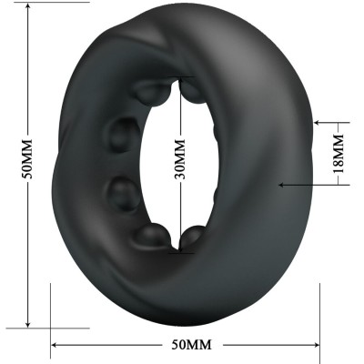 CRAZY BULL - ANEL DE SILICONE DAQUEZ MODELO 4 - D-243836 - Dona Pimenta