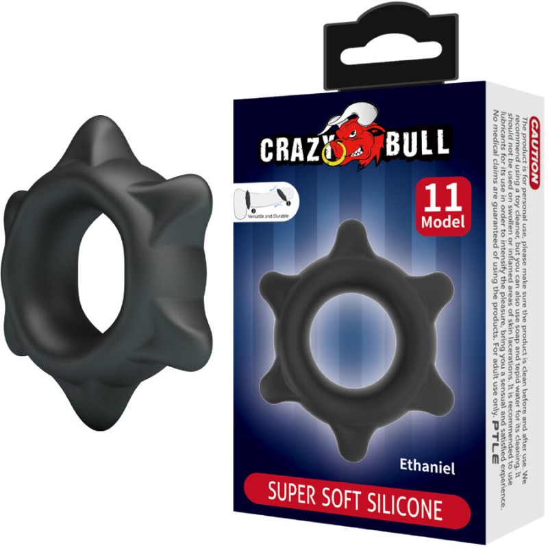 CRAZY BULL - ANEL DE SILICONE ETHANIEL MODELO 11 - D-243837 - Dona Pimenta