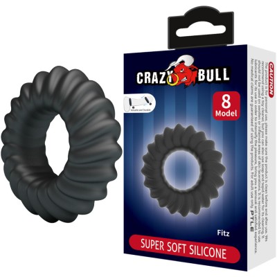 CRAZY BULL - ANEL DE SILICONE FITZ MODELO 8 - D-243838 - Dona Pimenta