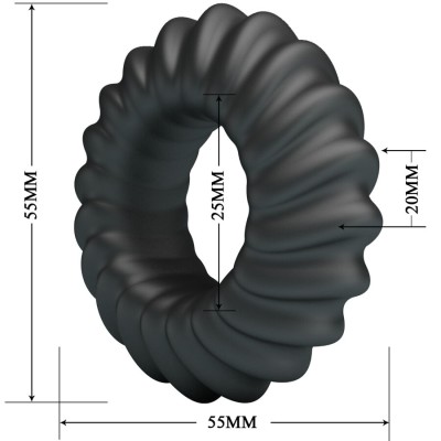 CRAZY BULL - ANEL DE SILICONE FITZ MODELO 8 - D-243838 - Dona Pimenta