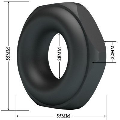 CRAZY BULL - ANEL DE SILICONE JARVIUS MODELO 14 - D-243840 - Dona Pimenta