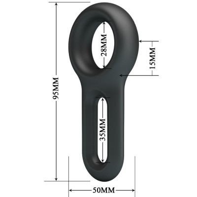 CRAZY BULL - ANEL DE SILICONE ONIEL MODELO 18 - D-243845 - Dona Pimenta