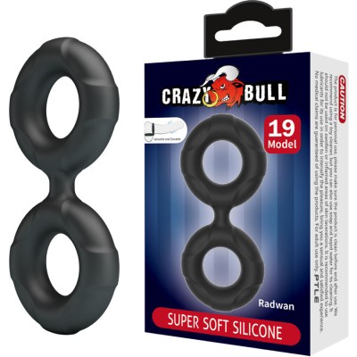 CRAZY BULL - ANEL DUPLO DE SILICONE RADWAN MODELO 19 - D-243846 - Dona Pimenta