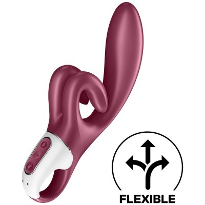 SATISFYER - TOUCH ME COELHO VIBRAO VERMELHO - D-232926 - Dona Pimenta