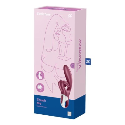 SATISFYER - TOUCH ME COELHO VIBRAO VERMELHO - D-232926 - Dona Pimenta
