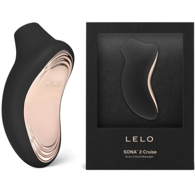 LELO - ESTIMULADOR DE CLITÓRIS SONA 2 CRUISE PRETO - D-221243 - Dona Pimenta