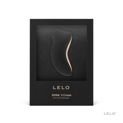 LELO - ESTIMULADOR DE CLITÓRIS SONA 2 CRUISE PRETO - D-221243 - Dona Pimenta