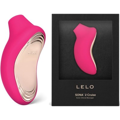 LELO - ESTIMULADOR DE CLITÓRIS SONA 2 CRUISE CHERRY - D-221244 - Dona Pimenta