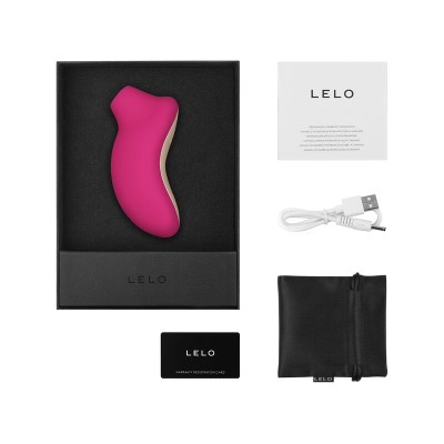 LELO - ESTIMULADOR DE CLITÓRIS SONA 2 CRUISE CHERRY - D-221244 - Dona Pimenta
