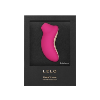 LELO - ESTIMULADOR DE CLITÓRIS SONA 2 CRUISE CHERRY - D-221244 - Dona Pimenta