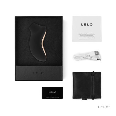 LELO - ESTIMULADOR DE CLITÓRIS SONA 2 PRETO - D-221377 - Dona Pimenta