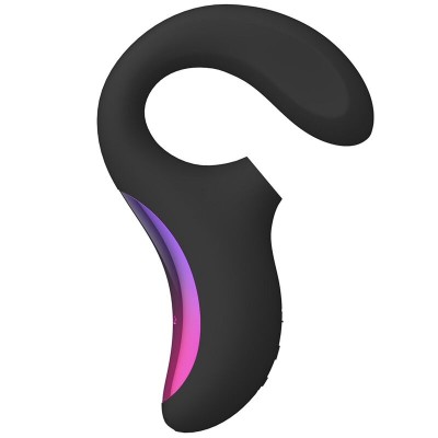 LELO - ENIGMA MASSAGER DE ESTIMULAO DE DUPLA SUCO PRETO - D-228120 - Dona Pimenta