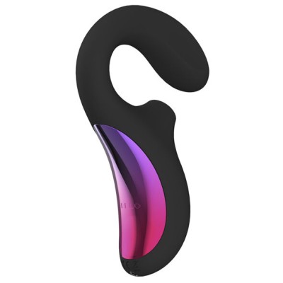 LELO - ENIGMA MASSAGER DE ESTIMULAO DE DUPLA SUCO PRETO - D-228120 - Dona Pimenta