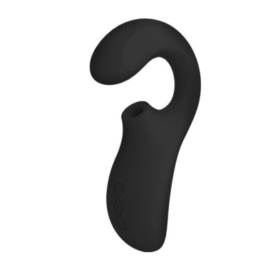 LELO - ENIGMA MASSAGER DE ESTIMULAO DE DUPLA SUCO PRETO - D-228120 - Dona Pimenta
