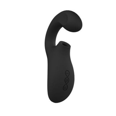 LELO - ENIGMA MASSAGER DE ESTIMULAO DE DUPLA SUCO PRETO - D-228120 - Dona Pimenta