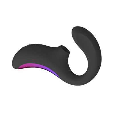 LELO - ENIGMA MASSAGER DE ESTIMULAO DE DUPLA SUCO PRETO - D-228120 - Dona Pimenta