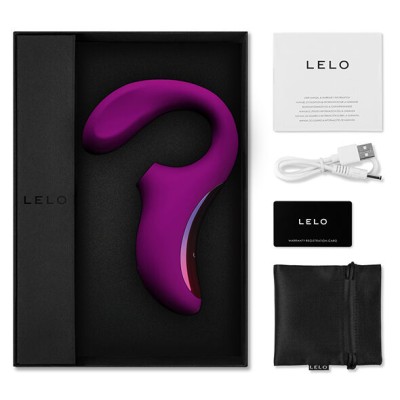 LELO - ENIGMA ESTIMULAO DE DUPLA SUCO DEEP ROSE MASSAGER - D-228121 - Dona Pimenta