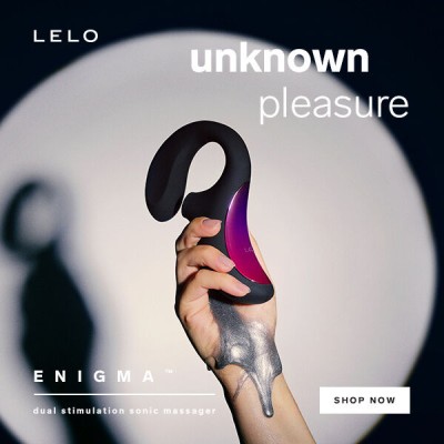 LELO - ENIGMA ESTIMULAO DE DUPLA SUCO DEEP ROSE MASSAGER - D-228121 - Dona Pimenta