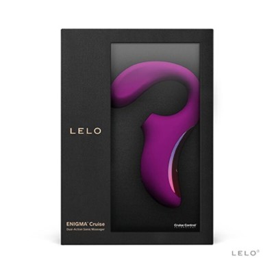 LELO - ENIGMA CRUISE ESTIMULAO DUPLA SONIC MASSAGER DEEP ROSE - D-231337 - Dona Pimenta