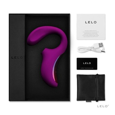 LELO - ENIGMA CRUISE ESTIMULAO DUPLA SONIC MASSAGER DEEP ROSE - D-231337 - Dona Pimenta