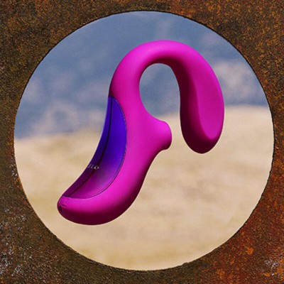 LELO - ENIGMA CRUISE ESTIMULAO DUPLA SONIC MASSAGER DEEP ROSE - D-231337 - Dona Pimenta