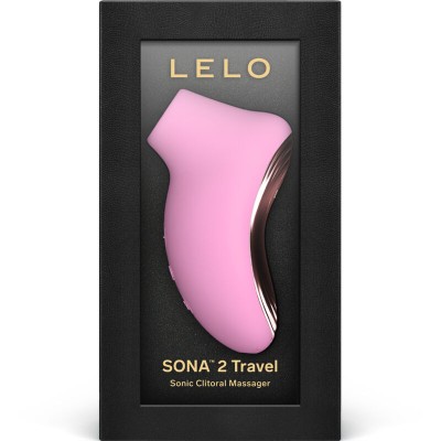 LELO - SONA 2 TRAVEL SONIC CLITORIS MASSAGER ROSA - D-235971 - Dona Pimenta