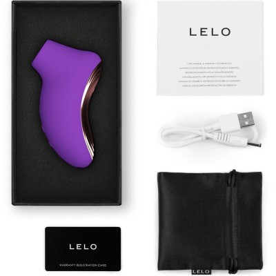 LELO - SONA 2 VIAGEM ROXO SONIC CLITORIS MASSAGER - D-235972 - Dona Pimenta