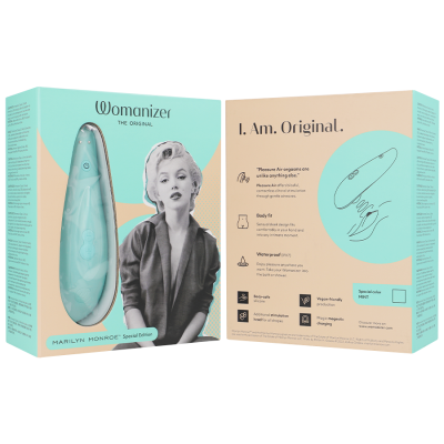 WOMANIZER - MARILYN MONROE CLASSIC 2 ESTIMULADOR CLITORIAL MENTA - D-235678 - Dona Pimenta