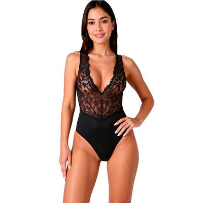 PASSION - EVALIE BODY PRETO P/M - D-244585 - Dona Pimenta