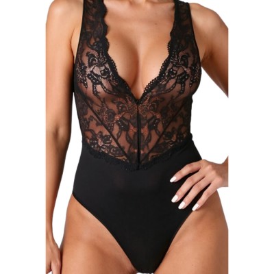 PASSION - EVALIE BODY PRETO P/M - D-244585 - Dona Pimenta