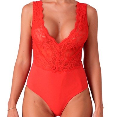 PASSION - EVALIE BODY VERMELHO P/M - D-244587 - Dona Pimenta