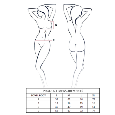 PASSION - ZOVEL BODY ROSA CLARO P/M - D-244601 - Dona Pimenta